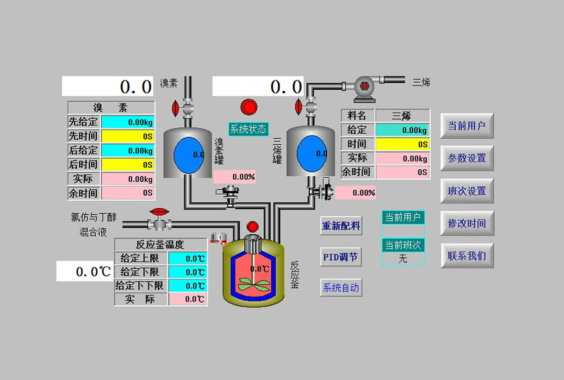 反应釜自动配料计量系统